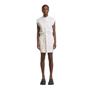 Платье G-Star Pocket sleeveless short, белый