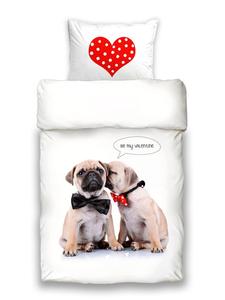 Постельное белье с животными ко Дню святого Валентина в красочном дизайне Espico, Bunt