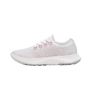 Allbirds Низкие повседневные туфли Tree Dasher, мужские, белые, розовые