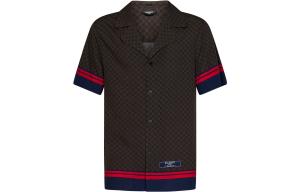 Миниатюрный Монограммный Отпускная Рубашка BALMAIN, Бежевый