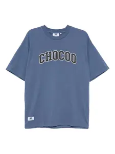 Футболка с вышитым логотипом Chocoolate, синий