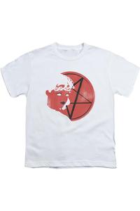 Футболка с коротким рукавом для подростков "Chilling Adventures Of Sabrina Herald" Gildan, белый