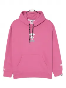 Худи Moonface Aape By A Bathing Ape, розовый