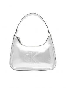 Сумка Bold Ck Metallic Shoulder Bag LV04F3332G Calvin Klein, серебряный