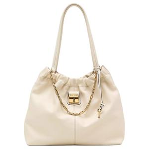 MARC JACOBS Кожаная женская сумка через плечо слоновая кость белый