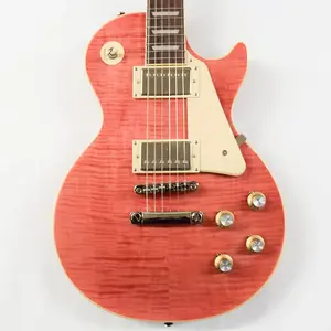 Электрогитара Epiphone Les Paul Standard '60s с фигурной верхней декой - фуксия