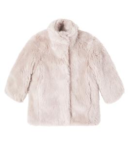 Пальто с логотипом Chloé Kids, Plume
