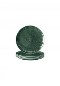 Тёмно-зелёные керамические тарелки ø 17,7 см 6 шт Terra Seltmann Weiden