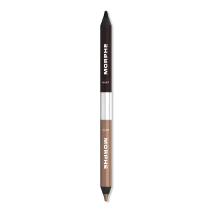 Двусторонний гелевый карандаш Bi-Liner Morphe, Want or Need (dark brown/shimmer brown)