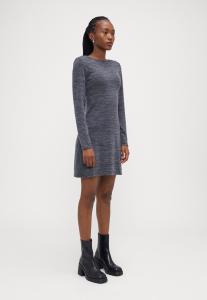 Платье-джемпер VMHELA WRAP DRESS Vero Moda Petite, темно-серый