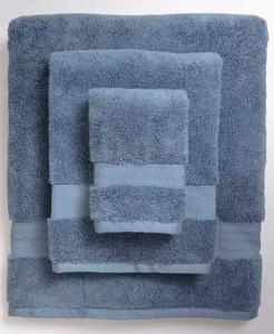 Набор банных полотенец Fabdreams Organic из органического хлопка, 6 шт, синий