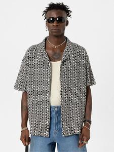 Удобная рубашка на пуговицах VAMOS CLO Aster, черный