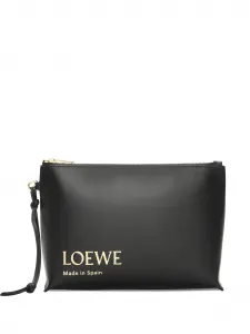 Клатч с логотипом Loewe, черный