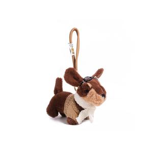 Подвеска для телефона в виде таксы, плюшевая кукла, высота 12см X3COMMUNE