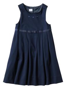 Платье без рукавов с вышивкой Familiar, синий