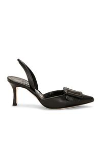 Туфли жеские Maysli 70 Nappa Slingback Manolo Blahnik, черный