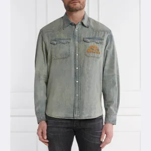 Джинсовая куртка повседневного кроя Kenzo, синий