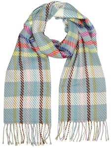 Шарф COLLEZIONE ALESSANDRO Bright, светло-голубой