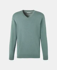 Однотонный джемпер для мужчин Easy Wear, зеленый