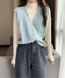 Простой вязаный жилет Aimoha - Select -, цвет Blue