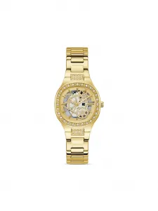 Наручные часы Electra 36 мм Guess Usa, золотистый