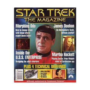 Журнал Vol. 1, #11 "James Doohan, Technical Briefings - Nebula Class Ships, Borg Vessels Bajorans", Star Trek - The Magazine