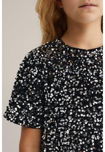 Футболка WE Fashion CHRISTMAS, Silver/Silver-Coloured