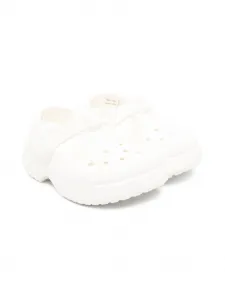 Клоги Classic T Mary Jane с перфорацией Crocs Kids, белый