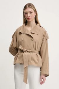 Пальто с добавлением льна Hugo, бежевый