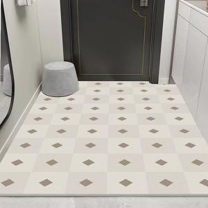 Budis Коврик 50х80 см впитывающий и нескользящий для прихожей, лестницы, ванной, большой площади