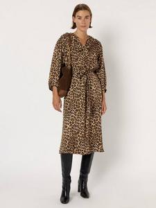 Платье Liloux с анималистичным принтом Gerard Darel, Brown/Multi