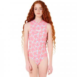 Детский слитный купальник Neon Isles с цветочным принтом Rip Curl, Aqua