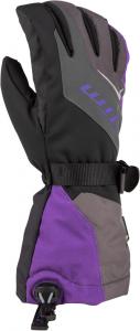 Женские перчатки для снегохода Klim ember gauntlet, Black/Purple