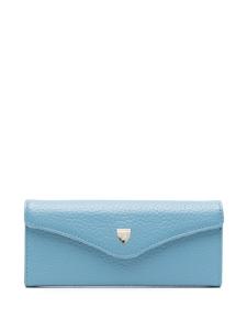 Aspinal Of London кожаный футляр для солнцезащитных очков, синий