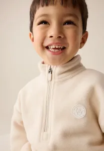 Спортивный костюм с джоггерами и половинной молнией стандартного кроя. Next, Ecru Off White Fleece