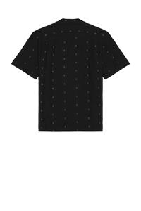 Вышитая льняная рубашка Avery Rag & Bone, Black