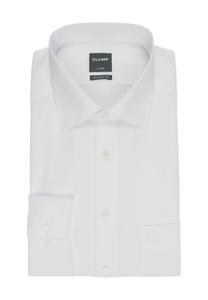 Деловая рубашка, современный крой, воротник Кент, мужская OLYMP, белый