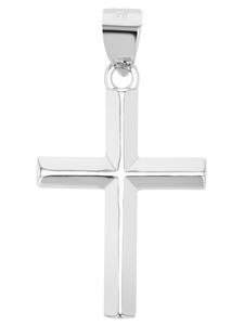 Adeliás Кулон унисекс - крестик из серебра 925 пробы