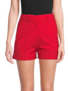 Однотонные шорты Valentino, красный