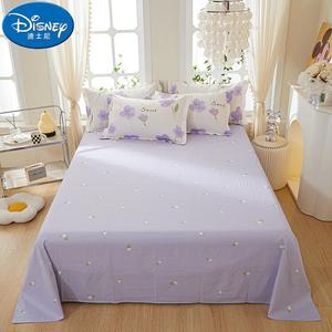 Disney Простыня хлопковая 200х230 см, цвет Sweet flowers bloom beautifully, для кровати 1.5 м