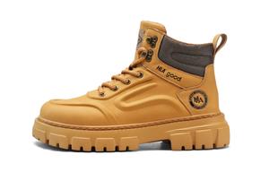 HLA Мужские ботинки Martin, цвет: черный/хаки/земляно-желтый