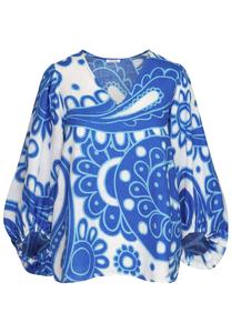 SEIDENSTICKER Лонгслив 'Schwarze Rose' в синем цвете