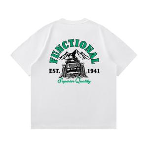 Футболка унисекс Jeep, натуральный белый