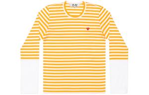 Футболка мужская желтая CDG Play