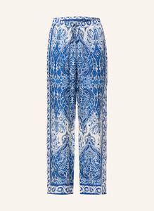 Брюки Марлен с шелком Mrs & Hugs, мультиколор