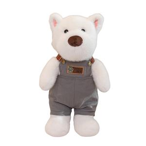 Плюшевая кукла Биба и Брейс Вест Хайленд щенки Tak Bebe, серый