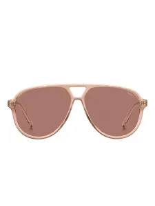 Солнцезащитные очки в оправе «пилот» HUGO, розовый
