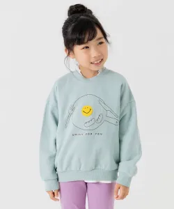 Флисовая толстовка со смайликом Chil2, цвет D Stitch/Mint