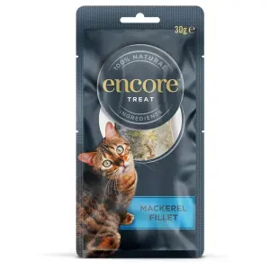 Лакомства для кошек с филе скумбрии Encore, 6 х 30 г