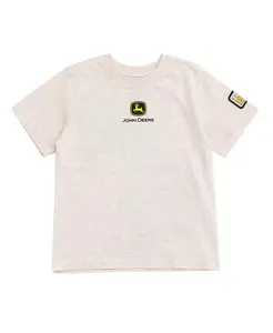 Футболка для мальчиков Oatmeal Heather John Deere, коричневый/бежевый